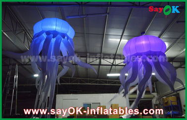 украшение освещения медуз ткани нейлона 190Т раздувное с светлой партией приведенной