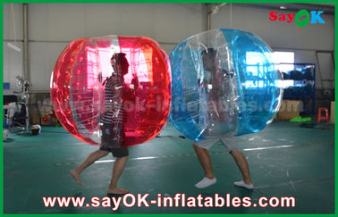 Пузырь футбола раздувных игр арендный популярный красочный раздувной, человеческий шарик пузыря футбола для взрослого и дети