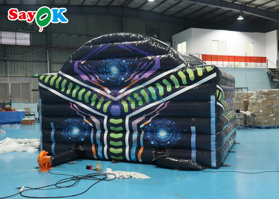 Забавные надувные спортивные игры IPS надувный интерактивный центр легкая битва с игровой системой палатка Арена