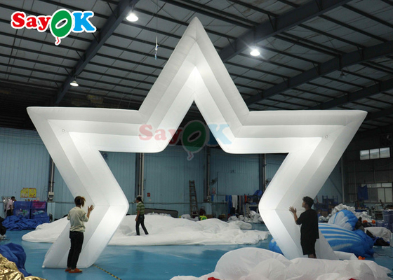 Гигантская надувная звездная арка подсветка надувная звездная арка для наружной рекламы