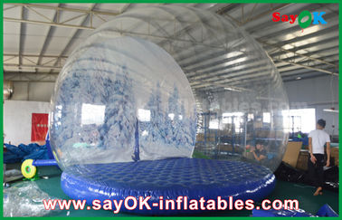 украшения праздника Дя 3м раздувные/прозрачный раздувной глобус снега Kрисмас для рекламировать