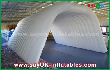 Шатер тоннеля раздувного шатра воздуха выполненный на заказ взрослый белый раздувной для события/торговой выставки