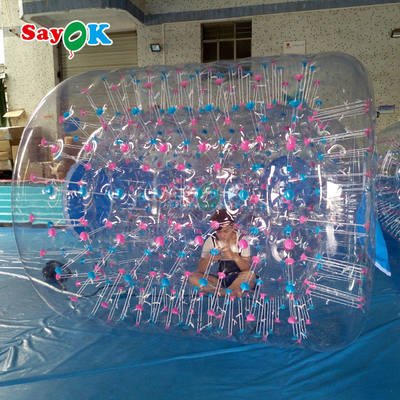 Sayok Надувный Прозрачный ПВХ Человеческий хомяк Rolling Zorb Роликовый мяч Водная ходьба Игровой мяч для водных игрушек