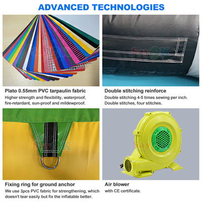 Sayok Commercial Grade PVC Bounce House Надувный комбо для детей