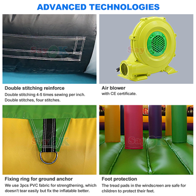 Коммерческий скакалка надувная скакалка замка пиратский корабль надувный скакалка для детей