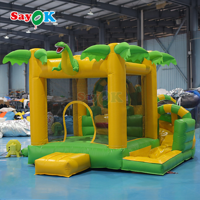 Sayok Commercial Small Inflatable Bounce House Dinosaur Inflatable Bouncer Combo для детей
