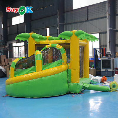 Sayok Commercial Small Inflatable Bounce House Dinosaur Inflatable Bouncer Combo для детей