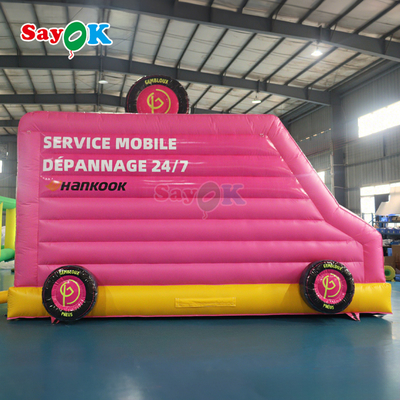 Надувной батут Sayok Pink Car для детей, коммерческий