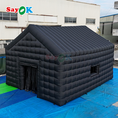 Sayok 26ft портативный надувный ночной клуб на открытом воздухе вечеринка надувная дискотека палатка черный ночной клуб с огнями