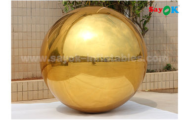 шарик зеркала золота ПВК 1м раздувной для крытого свадебного банкета украшения