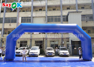 Свод метра PVC 9,14 x 3,65 раздувного портала голубой раздувной для рекламы события легкой для того чтобы очистить