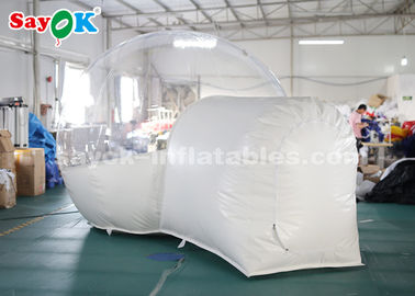 Шатер пузыря PVC раздувного прозрачного шатра 3m на открытом воздухе раздувной для SGS ROHS CE задворк семьи располагаясь лагерем