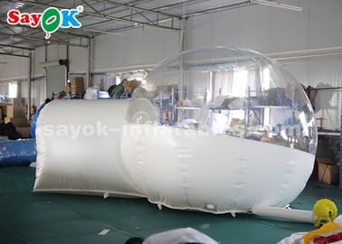 Шатер пузыря PVC раздувного прозрачного шатра 3m на открытом воздухе раздувной для SGS ROHS CE задворк семьи располагаясь лагерем