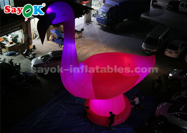 Надувные воздушные шары Розовые надувные мультфильмы 10 метровые гигантские надувные фламинго