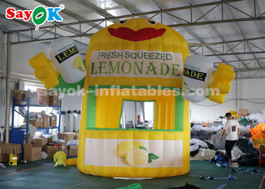 Будочка стойки лимонада раздувной ткани шатра 3*3*4m Оксфорд работы раздувная для рекламы