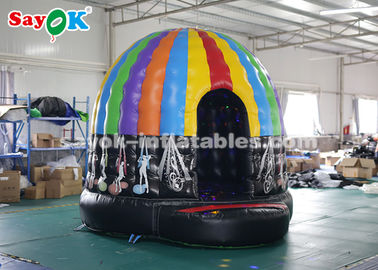 Купол диско раздувного брезента PVC шатра дома красочный раздувной с волшебным светлым SGS приведенным ROHS CE