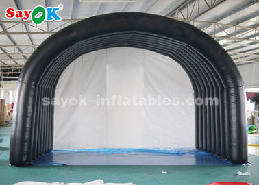 Идет входа тоннеля черноты шатра Outdoors шатер воздуха раздувного раздувной для встречи на открытом воздухе спорт