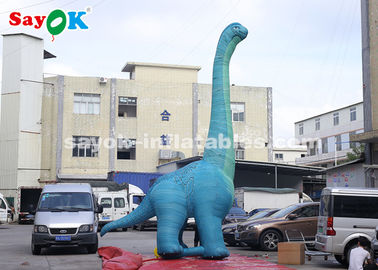 Надувный рождественский динозавр 7м H Гигантская надувная модель динозавра с воздушным вентилятором для выставки