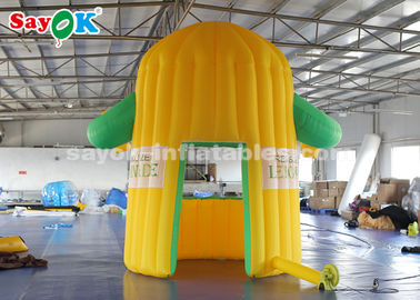 Будочка лимонада шатра воздуха раздувного шатра работы большая раздувная с руками и воздуходувка воздуха для парка атракционов
