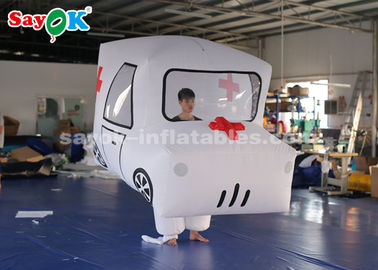 Гигантская изготовленная на заказ раздувная модель машины скорой помощи продуктов для продвижения