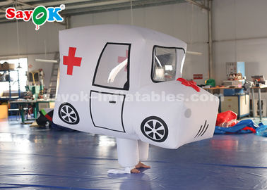Гигантская изготовленная на заказ раздувная модель машины скорой помощи продуктов для продвижения
