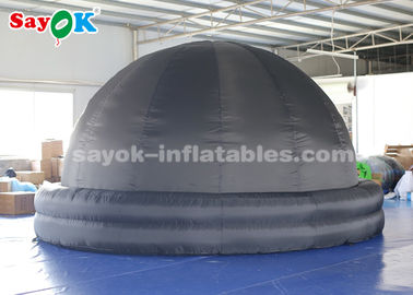 Портативный раздувной цвет черноты шатра купола проекции планетария в 4,5 метра