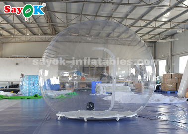 Пламя ясного раздувного шатра воздуха шатра прозрачного 3m раздувного нетоксическое - материал PVC retardant 0.6mm