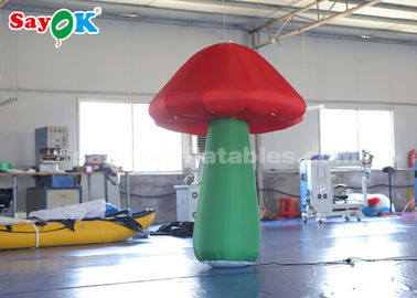 Красочное раздувное украшение приведенное гриба для рекламировать водоустойчивый