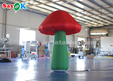 Красочное раздувное украшение приведенное гриба для рекламировать водоустойчивый