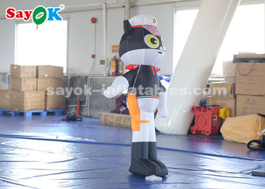 Надувные персонажи Надувные персонажи мультфильмов 1,5 метра Черная кошка Шериф модель