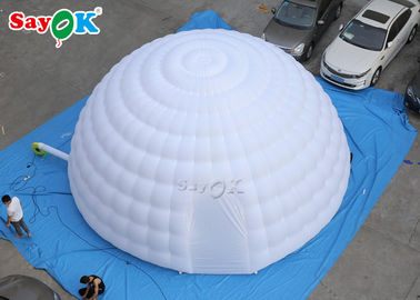 Идет Outdoors шатер купола иглу гиганта шатра 8m воздуха раздувной с воздуходувкой воздуха для выставок