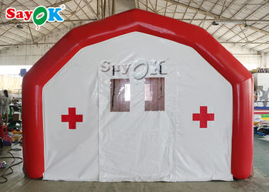 Шатер раздувной больницы шатра поляка большой воздухонепроницаемой мобильной раздувной медицинский для того чтобы установить медицинские кровати