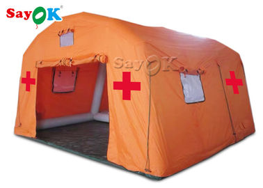 шатер раздувного аварийного брезента PVC доказательства огня шатра раздувной медицинский/медицинский шатер сброса