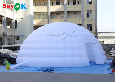 Идет двойник шатра воздуха Outdoors шить шатер купола иглу шатра/выставки воздуха 8m белый раздувной