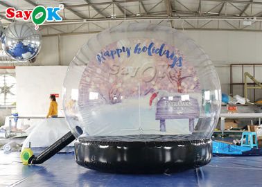 Рождество ПВК орнаментирует раздувной глобус снега для на открытом воздухе рекламы