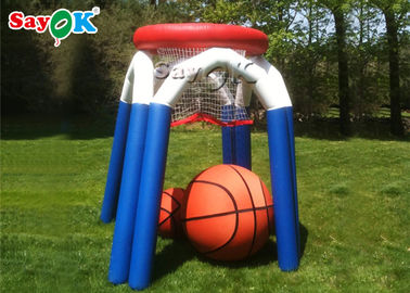 Баскетбольный матч изготовленного на заказ раздувного чудовища игр спорт на открытом воздухе снимая с воздуходувкой воздуха
