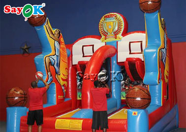 Командные игры обручей баскетбола смешной коммерчески игры стрельбы баскетбола гигантские раздувные раздувные для взрослых