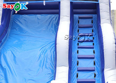 Надувный бассейн слайд пропускной способности 7x4x5mH Внешний ребенок Надувный скалолазный водный горка для развлечения