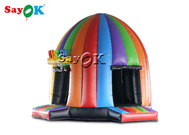 Самый лучший раздувной надувной замок купола диско шатра 5x4x3.8mH раздувной с волшебными светами