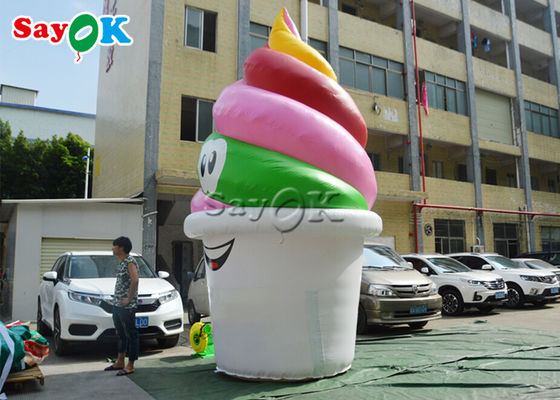 Изготовленная на заказ модель конуса мороженого PVC 5mH раздувная