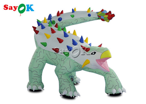 Надувный рождественский динозавр 1.8x1.2мХ Надувный анкилозавр Мультфильм для рекламы