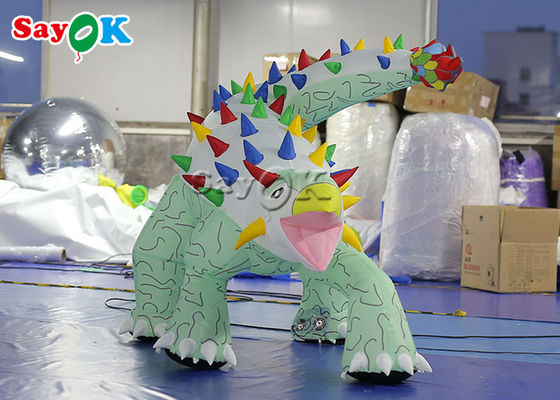 Надувный рождественский динозавр 1.8x1.2мХ Надувный анкилозавр Мультфильм для рекламы