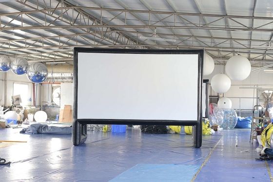 Брезента PVC экрана репроектора крупного плана экран кино на открытом воздухе воздухонепроницаемого раздувной