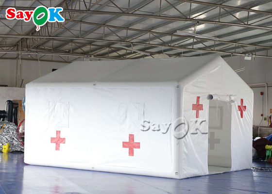 Шатер больницы раздувного аварийного шатра водоустойчивый воздухонепроницаемый раздувной для медицинской срочности