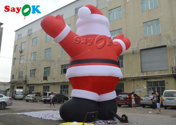 Pvc раздувной Санта Клаус украшений 6m праздника