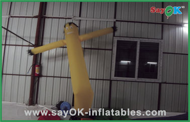 Танцор воздуха раздувного танцора ветра желтый мини раздувной для рекламы с воздуходувкой 750w