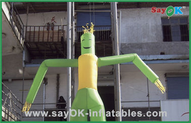 Танцуя человек трубки воздушного шара человека танцев зеленого цвета Гай воздуха раздувной дурацкий для рекламы