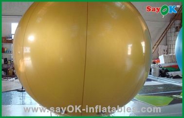 Воздушный шар гелия цвета золота раздувной для напольной высоты случая 6m выставки