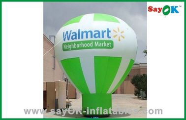 Воздушные шары гелия раздувного воздушного шара зеленого цвета коммерчески гигантские
