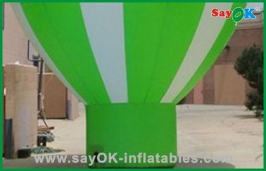 Воздушные шары гелия раздувного воздушного шара зеленого цвета коммерчески гигантские